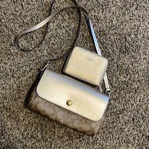 Coach crossbody with wallet